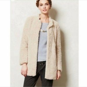 Elevenese faux fur coat from Anthropologie